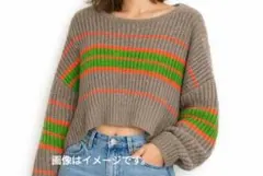 LEPSIM クロップドニット