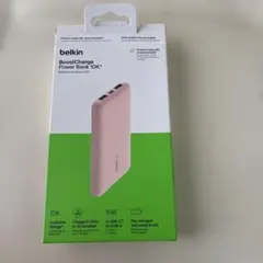 Belkin モバイルバッテリー Power Bank 10K ピンク 3C対応のサムネイル
