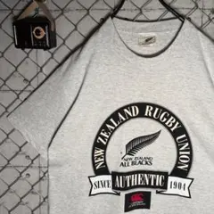 90s USA製 カンタベリー オールブラックス シングルステッチ Tシャツ Lのサムネイル