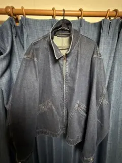 【GU】デニム ジップアップジャケット ユニセックス