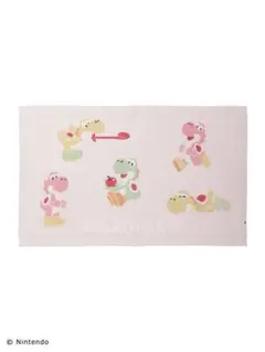 新品 GELATO PIQUE ヨッシー スーパーマリオ ブランケット ピンク