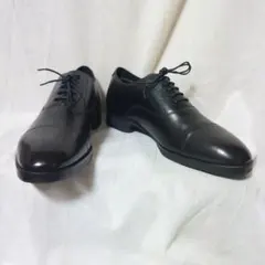 新品・未使用 Vibramソール ストレートチップ ブラック 25.5cmのサムネイル