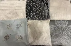 【Francfranc】クッションカバー　６枚　セット 多様なデザイン