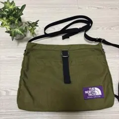 ノースフェイス サコッシュ ショルダーバッグ パープルレーベル 送料込み