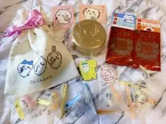 ちいかわ★アイスクリーム 巾着袋 コインポーチ ミニチュア フィギュア★まとめて