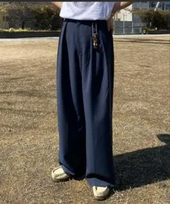 CIAOPANIC TYPY タックボリュームワイドスラックス Lサイズ