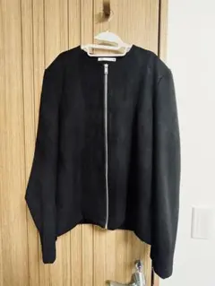 ZARA ブラック スエード風 ジャケット