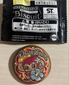 ナルミヤ 刺繍缶バッジ ミンキー