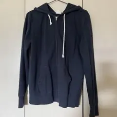 チャンピオン　紺パーカー　スウェット　　　Lサイズ　レディース