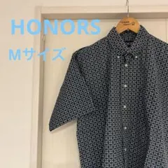 オナー　半袖　ボタンダウンシャツ　柄シャツ　アメリカ企画　米国企画のサムネイル