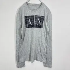 ARMANI EXCHANGE 長袖カットソー　グレー　ロンT XSサイズ