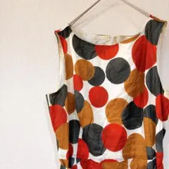 早い者勝ち✨️ノースリーブドット柄ワンピース フレアワンピース デート お出かけ