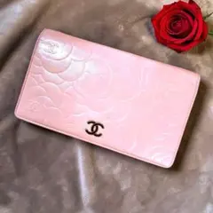 CHANEL シャネル カメリア 長財布 ココマーク フラップ 0715-4 - メルカリ