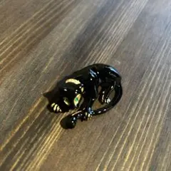 新品未使用 黒猫デザイン ブローチ