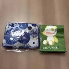 エコバッグ KIRIN生茶パンダ先生＆DHC2個セットのサムネイル