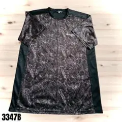 Kappa ケイパ 半袖Tシャツ 黒/グレー 3347のサムネイル