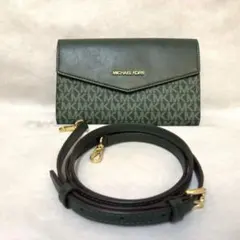 [新品]MICHAEL KORS グリーン ショルダーバッグ