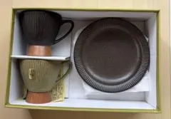 新品未使用　ウッディライフ　二色コーヒーペアのサムネイル