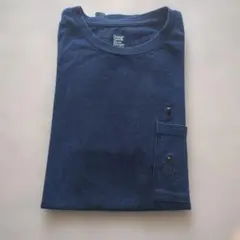 graniph ビューティフルシャドー　刺繍Tシャツ インディゴ　M