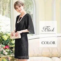 新品/M/レースワンピース　パーティードレス　お呼ばれ