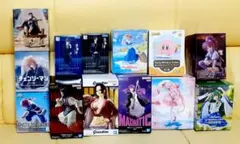 13体セット　プライズフィギュアまとめ売り　ゴールデンカムイ　チェンソーマン他