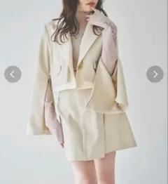 dazzlin ダズリン レイヤードライクショートジャケット 美品