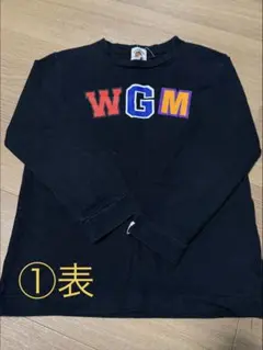 WGMロゴ シャークデザインロンTとセサミコラボTシャツ2枚組　130センチ