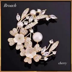 新品 ブローチ ゴールドパール桜 フォーマル 入学式 卒業式
