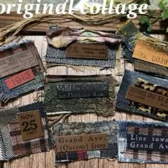 ジャンクジャーナル布コラージュ