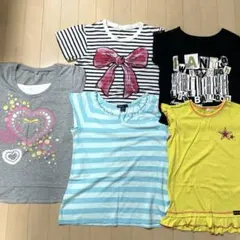 半袖Tシャツ 140cm 女の子 5枚まとめ売り