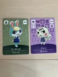 【バラ売りOK】どうぶつの森 amiiboカード ミッチェル ジュン