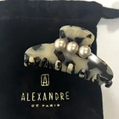 新品未使用　ALEXANDRE DE PARIS　アルビノス　パール　クリップ