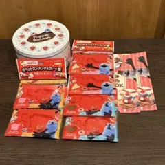 【7点セット】　ロッテ パペットスンスン チョコレート型全3種類 各2点+空缶