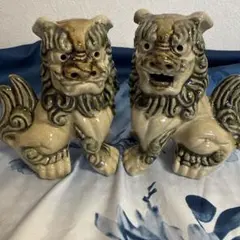 raisin2様　沖縄　壺屋焼　昇　シーサー　名工　 小橋川昇 手捻り raisin2様 沖縄 壺屋焼 昇 シーサー 名工 小橋川昇 手捻り - メルカリ