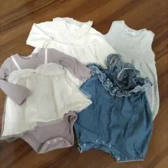 80cm　ロンパース　まとめ売り　女の子