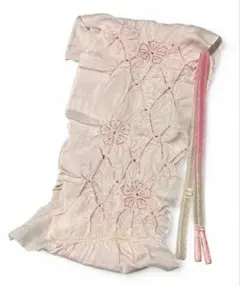 91　帯揚げ帯締めセット　夏向きセット　絽　淡いピンク系