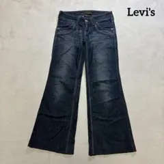 70リーバイスレディスタイルブーツカットデニムジーンズ26インチS M810