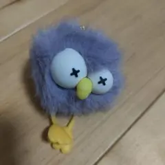 ファー付き キーホルダー パープル　けどリーず。　ぬいぐるみ　マスコット