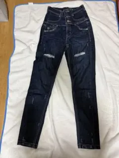 EMODA ハイウエストスキニージーンズ デニム