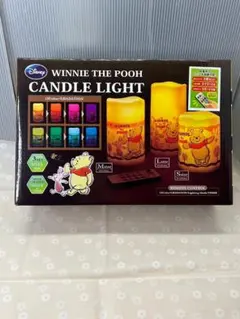 新品！ディズニーくまのプーさん柄キャンドルライト三点セット