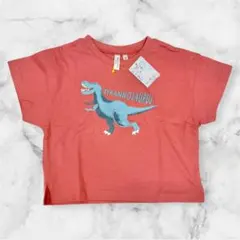 新品未使用:サマンサモスモスラーゴム:ティラノサウルスTシャツ