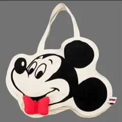 【美品】ミッキーマウス(ダイカット) トートバッグ ディズニー