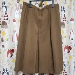 fitme SPORT ボックスプリーツスカートウール100%美品