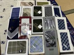 Kansai.Nina Ricci.LANCEL. POLO等箱入ハンカチ16枚