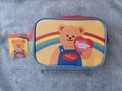 Wiggle Wiggle ウィグルウィグル ポーチ ベア レインボーのサムネイル