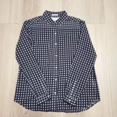 IENA ギンガムチェック 日本製 シャツ ブラウス 透け感