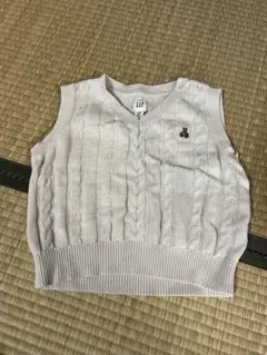 baby GAP ベビーベスト 12-18ヶ月 アイボリー　ギャップ　ベスト