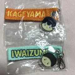 ハイキュー！！　アクリルチャーム付きネームタグ　影山　岩泉