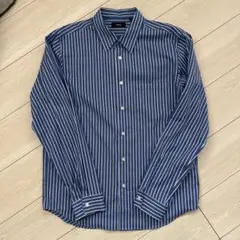 Theory ストライプ柄 長袖シャツ ブルー Mのサムネイル