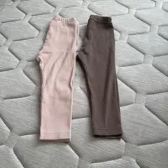 西松屋　UNIQLO ピンク　茶色　ズボン　90